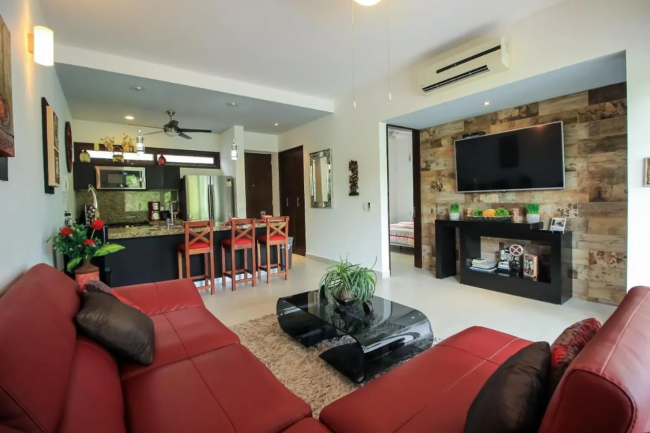 Stylish 2Br Apartment Charming Private Balcony With Pool View In Gated Community Akumal