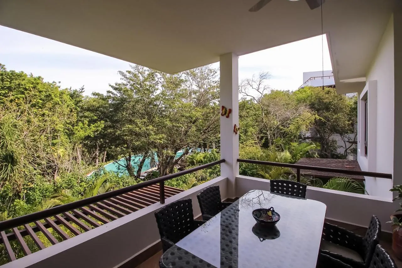Stylish 2Br Apartment Charming Private Balcony With Pool View In Gated Community Akumal