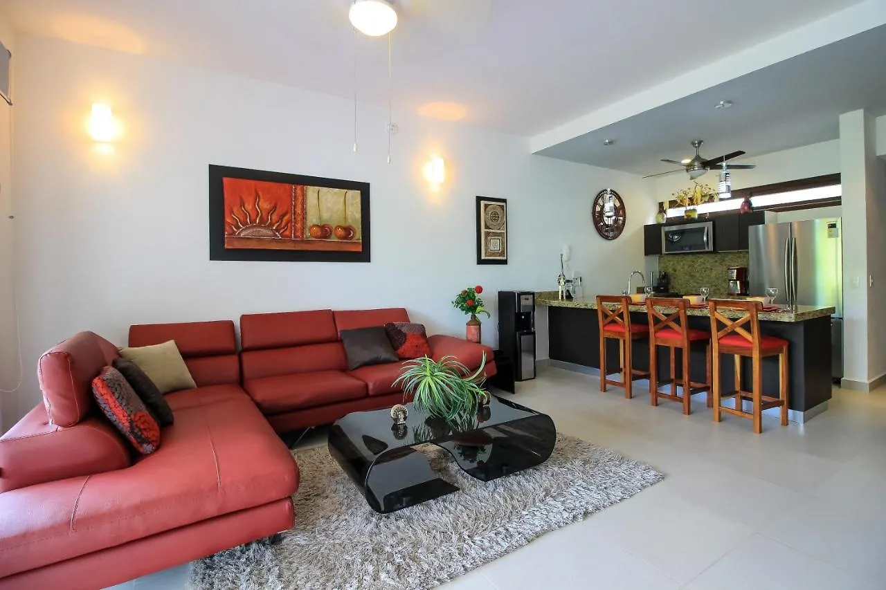 Stylish 2Br Apartment Charming Private Balcony With Pool View In Gated Community Akumal